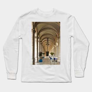 The Corridors Of Praca do Comercio - 1 © Long Sleeve T-Shirt